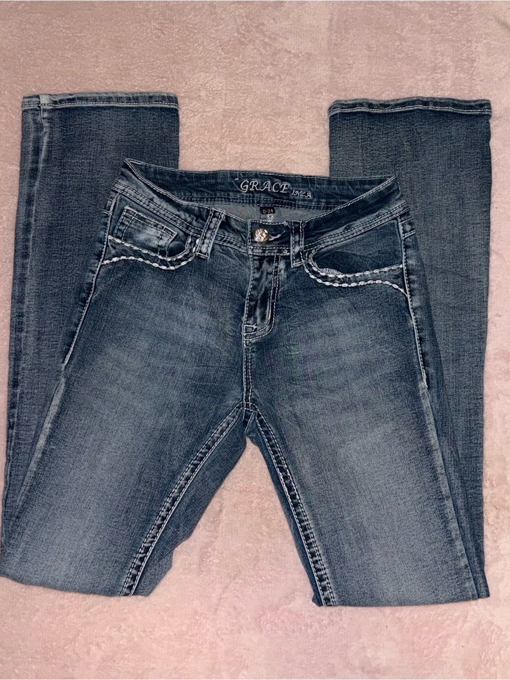 190 ✨Y2K Grace In LA Women’s Bootcut Jeans✨👖